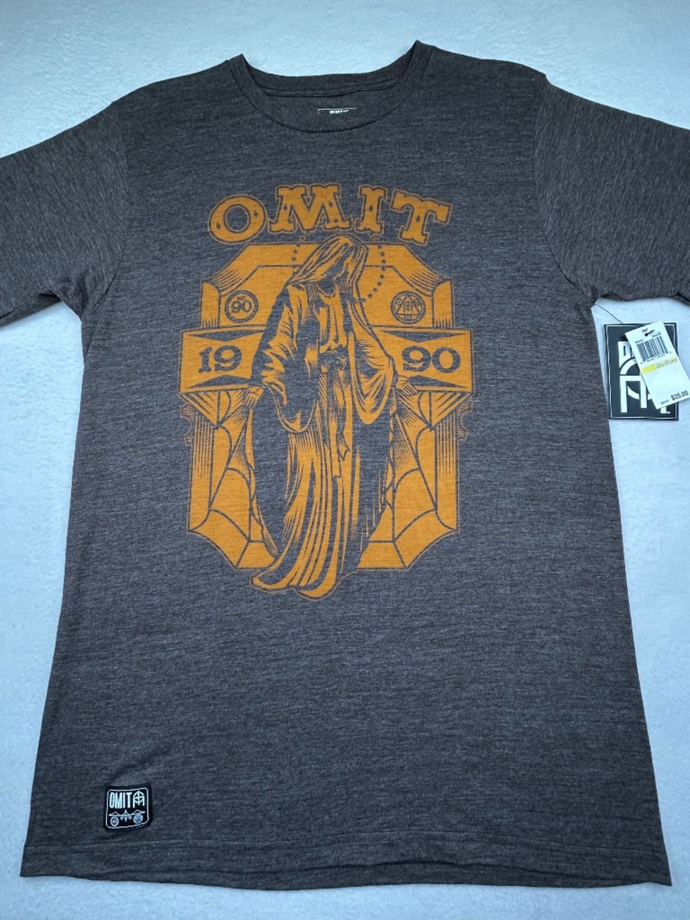 OMIT men’s NWT Medium Virgin Mary Jesus Graphic T-shirt NWT 1990 Occult Gothic